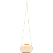 NAEMI Clutches pêssego / branco pérola