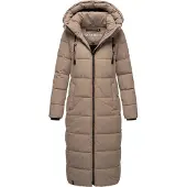 MARIKOO Sobretudo de inverno 'Nadeshikoo XVI' taupe