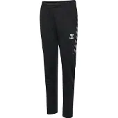 Hummel Calças de desporto 'Authentic' preto / branco