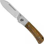 QSP Knife Hedgehog Spear Point 142SP-B, Satin 14C28N, Bocote Wood, navalha slipjoint