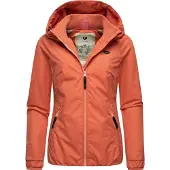 Ragwear Casaco funcionais 'Dizzie' vermelho ferrugem / preto