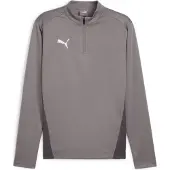 Puma Camisa funcionais 'TeamGoal' cinzento / grafite / branco
