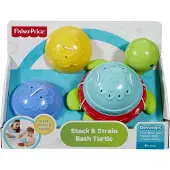 Fisher Price , Stack & Strain, Tartaruga de Banho, Unissex, 6+ meses