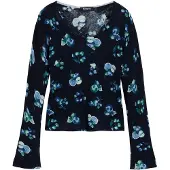 Desigual , Suéter frutas gola alta, Preto, S