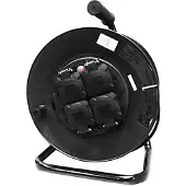 EDM Carretel De Cabo 4 Plugs 25 M 3000w