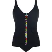 Sunflair Tankini azul claro / maçã / roxo / preto