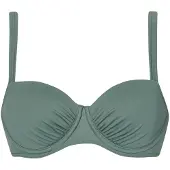 Sunflair Top de biquíni verde escuro