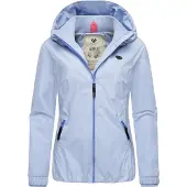Ragwear Casaco funcionais 'Dizzie' azul claro / preto