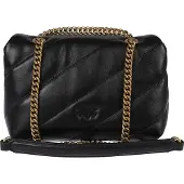 Pinko Mala de ombro 'Love' ouro / preto