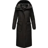 NAVAHOO Sobretudo de inverno 'Wolkenfrost XIV' preto
