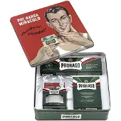 Proraso Conjunto de Barbear Verde - Conjunto de Presente de Barbear Clássico - 350 ml