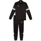 Puma Fato de treino 'TeamRise' cinzento escuro / preto / branco