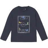 Minymo Pullover ' MIT-shirt LS ' azul escuro