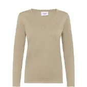 Saint tropez Pullover 'Mila' bege mosqueado