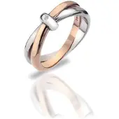 Hot Diamonds Eternity Interlocking Dr112 Circuito 60 mm — Anello
