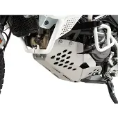 Hepco & becker Placa de prot. motor alu DESERTO X PRATA