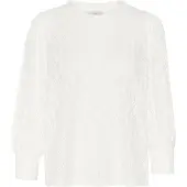 Kaffe Blusa 'Tio' branco natural