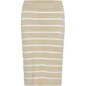 Kaffe Saia 'Lizza' bege / branco