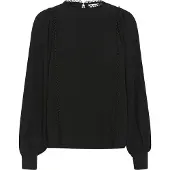 Kaffe Blusa 'Alva' preto
