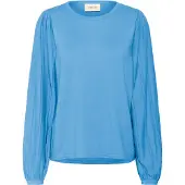 Cream Pullover 'Dela' azul céu