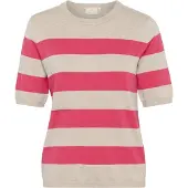 Kaffe Pullover 'Lizza' bege claro / rosa