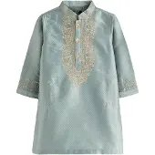 Next Camisa 'Kurta' turquesa / ouro