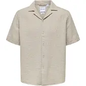 Only & Sons Camisa 'ONSLatham' taupe
