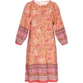 Gaya Vestido 'Fashion Collection' roxo escuro / laranja / rosa / branco