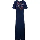 Desigual , Vestido desenhado por Mr. Christian Lacroix, Azul, XS