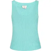 IZIA Top de malha 'Spring Summer' turquesa