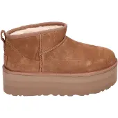Ugg - Botas e botins mulher - W Classic Ultra Mini Platform Chestnut para Mulher - Tamanho 6 US - Castanho