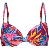 Buffalo Top de biquíni azul / amarelo / baga / laranja