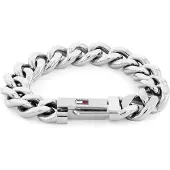 Tommy Hilfiger Bracciale In Acciaio Massiccio Wild Uomo — Bracciale