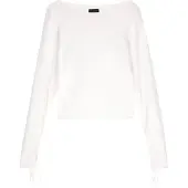 Dreimaster Klassik Pullover 'Classic Look' branco