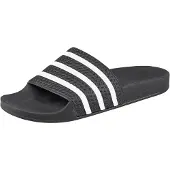 Adidas Originals Sapato aberto 'Adilette' preto / branco