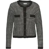LASCANA Casaco de malha cinzento / preto