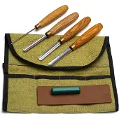BeaverCraft SC02 Wood Carving Gouge Set, conjunto de goivas