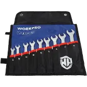 Workpro Conjunto De Chaves Fixas Combinadas 9 Peças