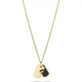 Police Gold-plated men´s steel Collana Lattitude PEAGN2211702