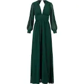 Kraimod Vestido de festa verde escuro