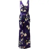 Kraimod Vestido de festa bege / azul escuro / cinzento basalto