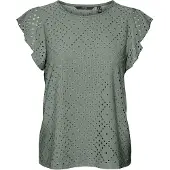 Vero Moda Camiseta De Manga Curta Tassa Frill