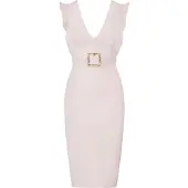 Kraimod Vestido de bainha nude / rosé