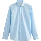 Next Camisa clássica azul claro