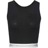 Copenhagen Studios Top desportivo preto / branco