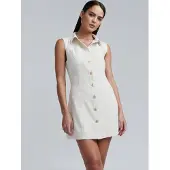 BWLDR Vestidos camiseiros 'Stass' nude