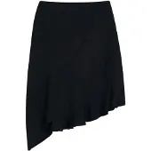 Desigual , Saia de textura assimétrica, PoliÉSter, Preto, M