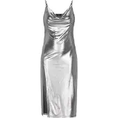 Faina Vestido de cocktail prata