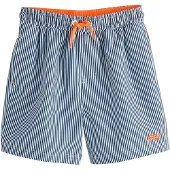 Next Calções de banho marinho / laranja / branco
