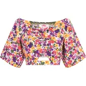 Mymo Blusa amarelo / roxo / cor-de-rosa / branco